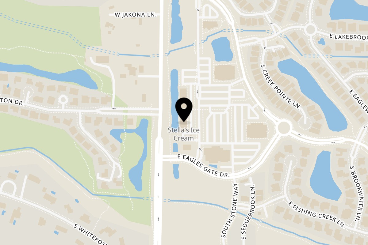 Map showing the location of Matty G's Steakburgers Eagle on 2826 S Eagle Rd #100 in Eagle